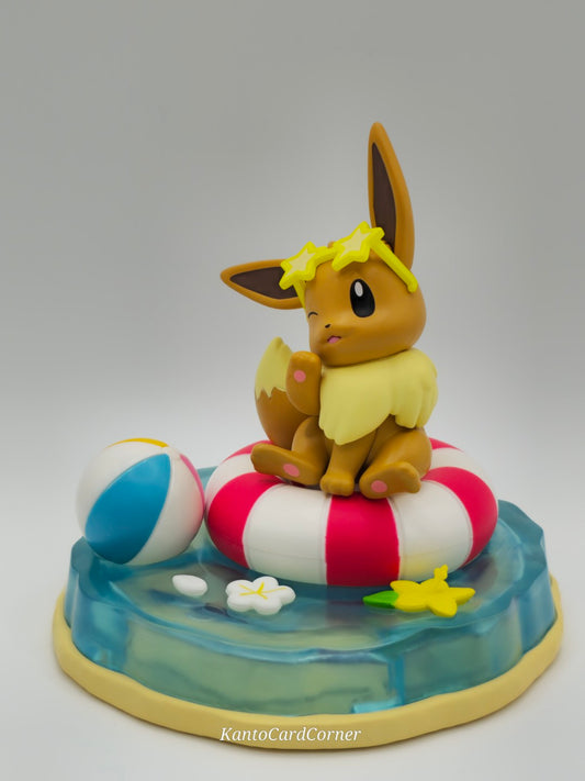 Eevee Langbowang Pokemon Collectible Statue Figure Model