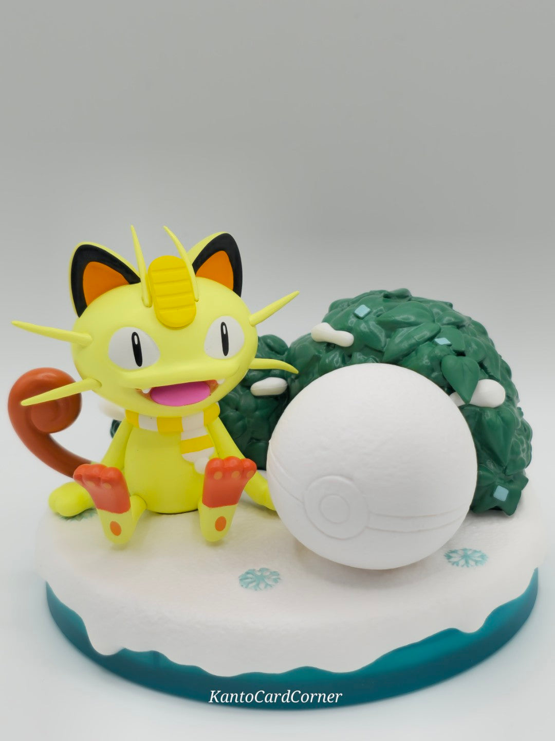 Pokemon Meowth Snowday Nature Wild Desktop Display Figure